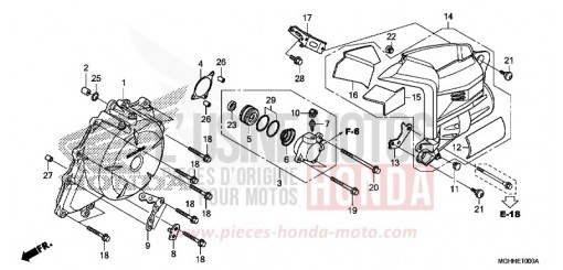COUVERCLE DE GENERATEUR C.A. VFR1200XDH de 2017